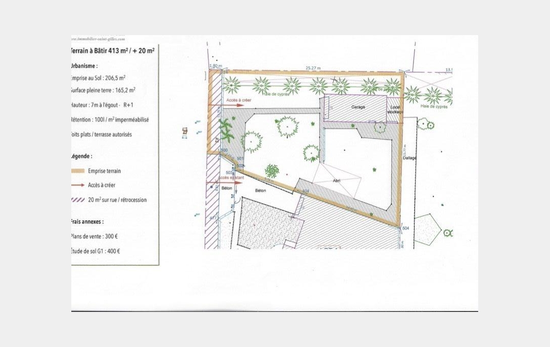 GL IMMOBILIER : Terrain | GENERAC (30510) | 0 m2 | 125 000 &euro; 